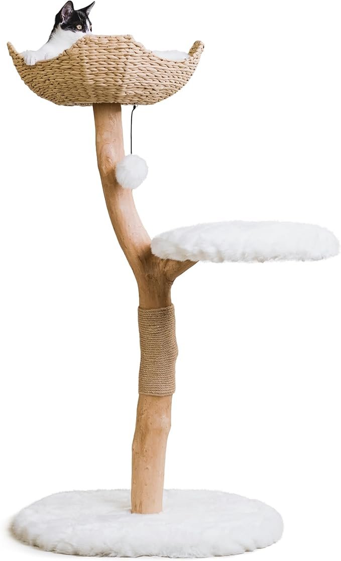 Mau Lifestyle Uni Cat Tree White 43 inch