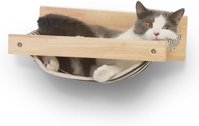 FUKUMARU Wall Mounted Cat Hammock Shelf